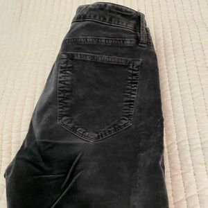 Lucky brand grey velvet jeans